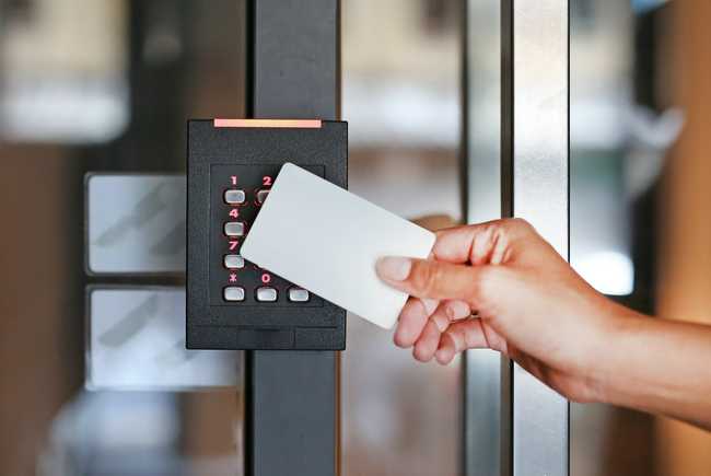 Picture of Touchless Door Hardware for Commercial and Industrial Facilities